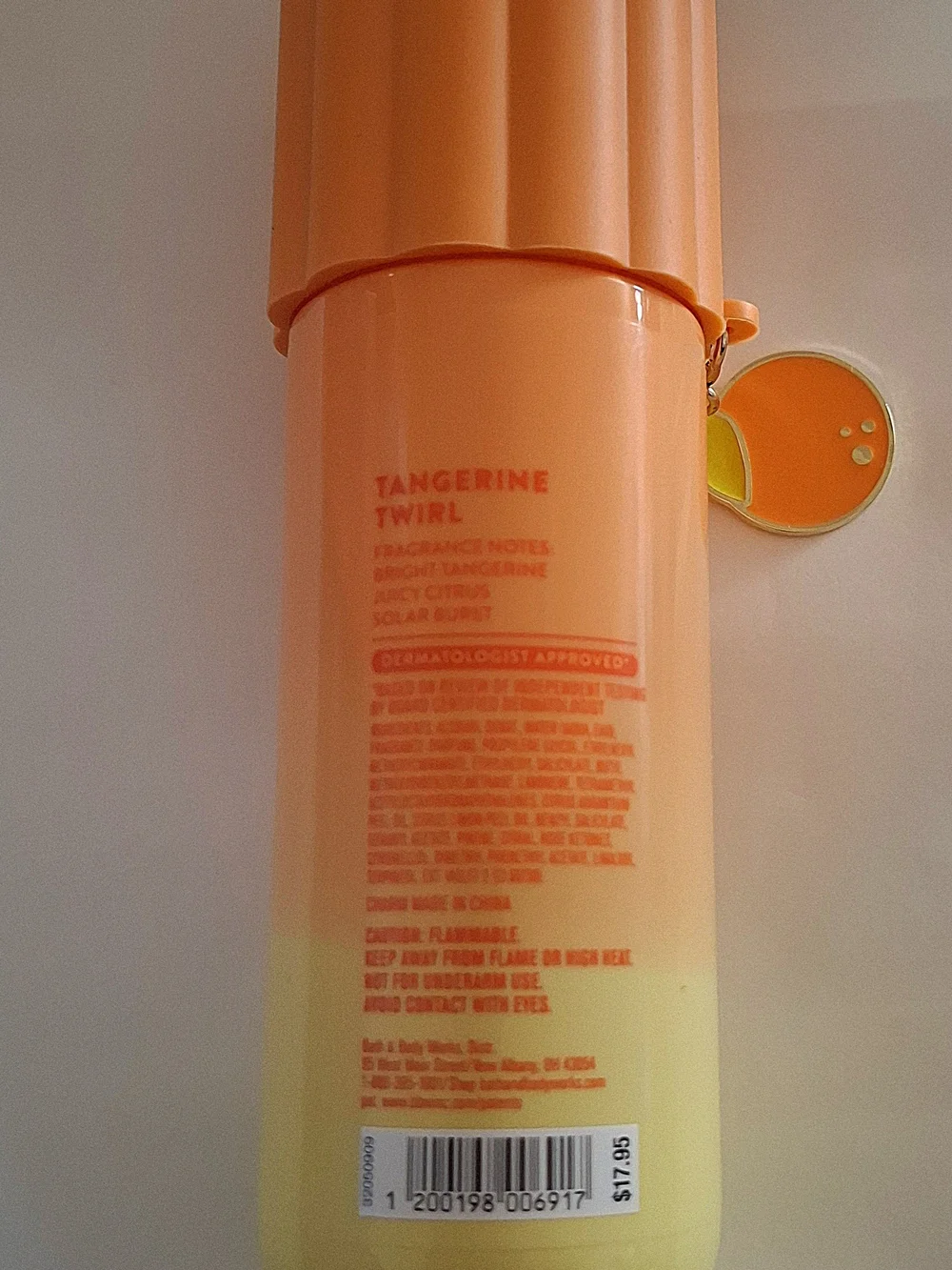Bath & Body Works Fruit Fusion Tangerine Twirl Mist - Orange